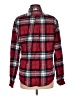 Lands' End 100% Baumwolle Plaid Red Long Sleeve Button-Down Shirt Size M - photo 2