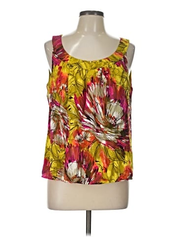 St. John Sleeveless Silk Top (view 1)