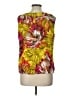 St. John 100% Silk Yellow Sleeveless Silk Top Size L - photo 2