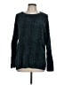 Orvis 100% Polyester Chevron-herringbone Teal Pullover Sweater Size L - photo 1