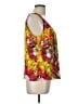 St. John 100% Silk Yellow Sleeveless Silk Top Size L - photo 4