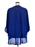 Catherines 100% Polyester Blue 3/4 Sleeve Blouse Size 3X - photo 2