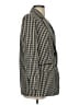 Everlane 100% Polyester Checkered-gingham Gray Blazer Size 00 - photo 4
