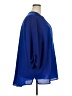 Catherines 100% Polyester Blue 3/4 Sleeve Blouse Size 3X - photo 4