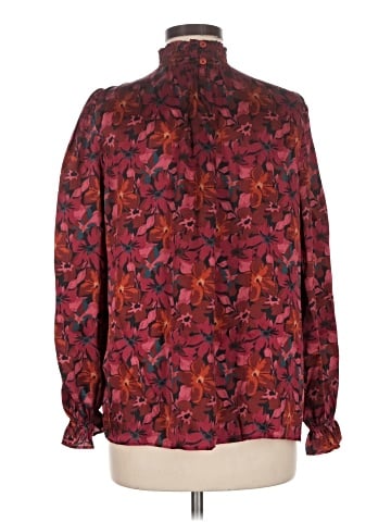 Tucker Long Sleeve Silk Top (view 2)