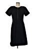 Derek Lam Solid Black Casual Dress Size 8 - photo 1