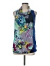 NaraCamicie Blue Sleeveless Blouse Size 6 (II) - photo 1