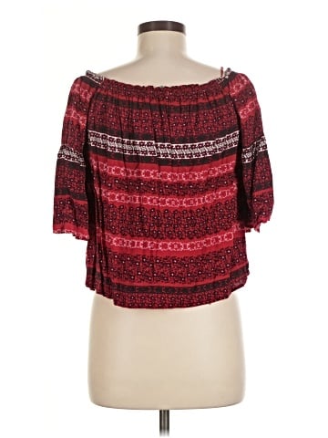 Charlotte Russe Short Sleeve Blouse (view 2)