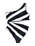 Unbranded Stripes Gray Two Piece Swimsuit Size XXL - photo 1