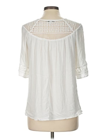 Pale Sky 3/4 Sleeve Blouse (view 2)