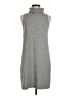 Leith Solid Gray Casual Dress Size M - photo 1