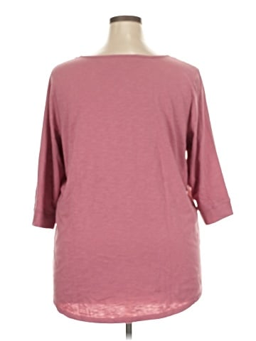 Roaman's 3/4 Sleeve T-Shirt (view 2)