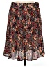 Chenault 100% Polyester Floral Red Casual Skirt Size M - photo 1