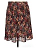 Chenault 100% Polyester Floral Red Casual Skirt Size M - photo 2