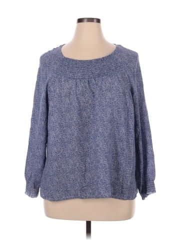 Cj Banks Long Sleeve Blouse (view 1)