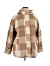Nine West Plaid Brown Coat Size 2X (estimated) - photo 1