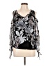 Iz Byer 100% Polyester Black Sleeveless Blouse Size L - photo 1