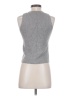 Line & Dot Gray Sleeveless Top Size S - photo 2
