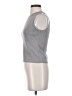 Line & Dot Gray Sleeveless Top Size S - photo 5