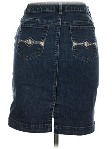 Style&Co Denim Skirt (view 2)
