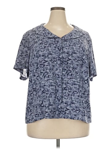 Norton McNaughton Short Sleeve Blouse (view 1)