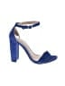 Steve Madden 100% Leather Blue Sandals Size 7 - photo 1