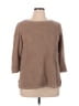 Charter Club Chevron-herringbone Brown Pullover Sweater Size XL - photo 1