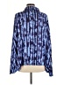 MNG Tie-dye Blue Long Sleeve Blouse Size 8 - photo 2