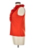 Cato Orange Sleeveless Blouse Size L - photo 5