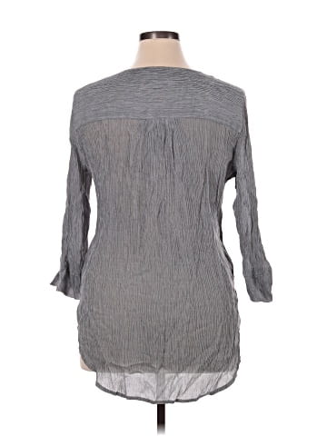 Christopher & Banks 3/4 Sleeve Blouse (view 2)