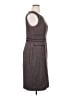 Connected Apparel Tweed Gray Cocktail Dress Size 16 - photo 4