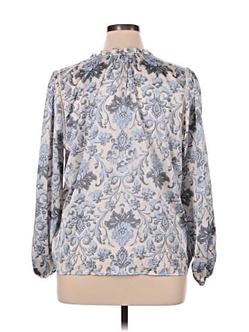 Ann Taylor LOFT Outlet Long Sleeve Blouse (view 2)