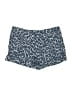 Alice + Olivia 100% Cotton Animal Print Blue Shorts Size 6 - photo 2
