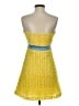 Minuet 100% Polyester Yellow Cocktail Dress Size S - photo 2