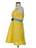 Minuet 100% Polyester Yellow Cocktail Dress Size S - photo 5