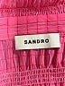 Sandro Pink Short Sleeve Blouse Size Med (2) - photo 7