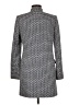 Calvin Klein Polka Dots Gray Coat Size 6 - photo 2
