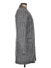 Calvin Klein Polka Dots Gray Coat Size 6 - photo 4