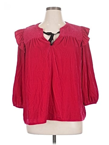 Cato 3/4 Sleeve Blouse (view 1)