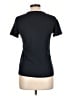 Three Dots Solid Black Short Sleeve T-Shirt Size L - photo 2
