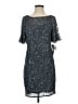 Aidan Mattox 100% Polyester Stars Gray Cocktail Dress Size 2 - photo 1