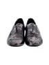 FRYE 100% Leather Metallic Gray Black Flats Size 7 1/2 - photo 2