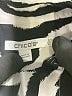 Chico's Animal Print Black 3/4 Sleeve Button-Down Shirt Size XXL (4) - photo 7
