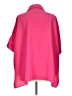 Oddi 100% Polyester Color Block Pink Short Sleeve Blouse Size L - photo 2