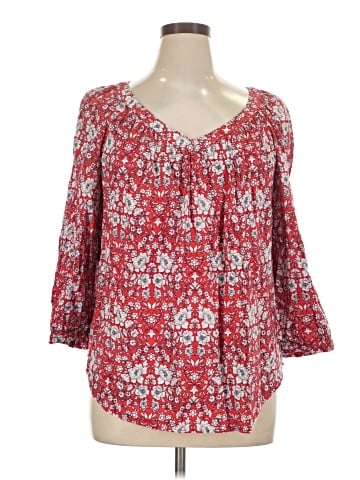 St. John's Bay 3/4 Sleeve Blouse (view 1)