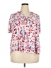 Kim Rogers Ivory Short Sleeve Polo Size 2X - photo 1