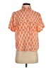Subtle Luxury 100% Cotton Orange Short Sleeve Blouse Size XS - photo 1