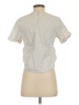 Aqua Gray Short Sleeve Blouse Size XS - photo 2