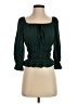 Mine Green 3/4 Sleeve Blouse Size S - photo 1
