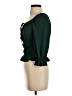 Mine Green 3/4 Sleeve Blouse Size S - photo 5